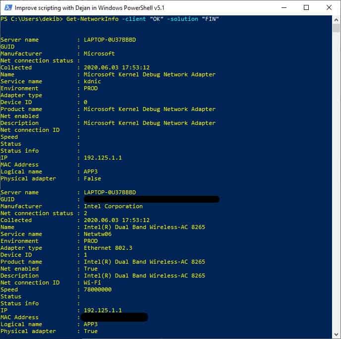 powershell mac address remote computer