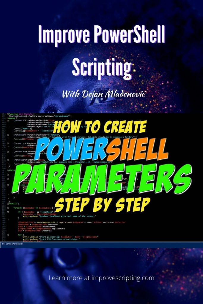 How To Create Parameters In PowerShell Step By Step Pinterest